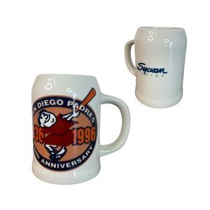 San Diego Padres (1936-1996) VTG 60th Anniversary Beer Stein/ Collectible Mug